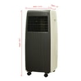 thumbnail image 4 of Sunpentown 8,000-BTU Portable Air Conditioner, Black/Tan, WA-8070E, 4 of 6