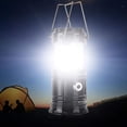 thumbnail image 5 of DAMAIE Outdoor Solar LED Camping Lantern and USB Flashlight, suitable for emergencies, storms, blackouts, portable outdoor lanterns, 5 of 5