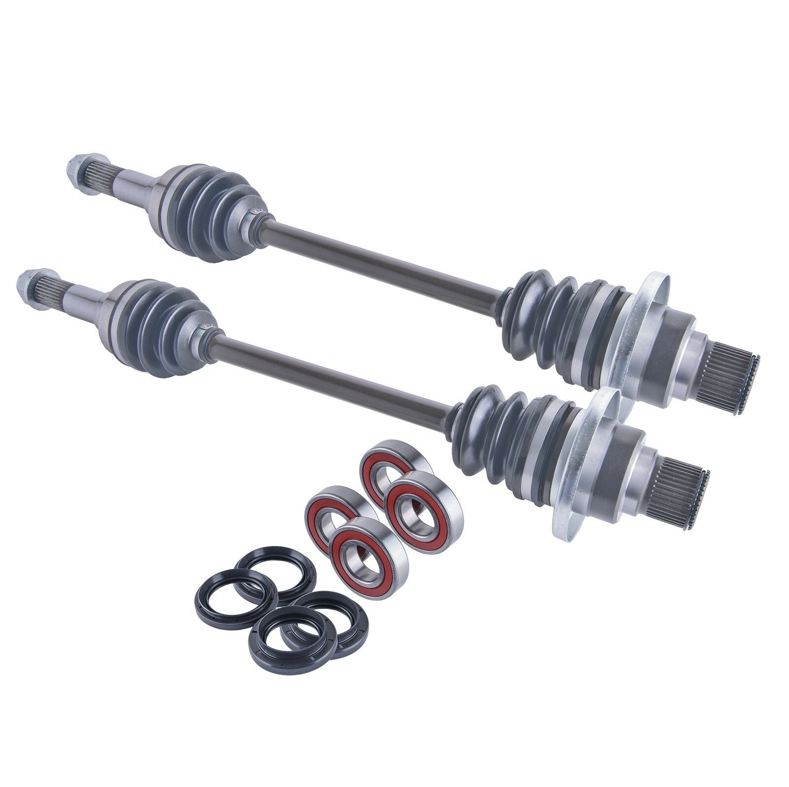 Yamaha Rhino rear cv axles wheel bearings & seals set 450 660 2004