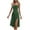 Green, variant on UVEASISHA Summer Dresses for Women Polka Dot Print Midi Dresses Side Split Sleeveless Adjustable Spaghetti Strap Sundress Red XXL