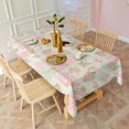 thumbnail image 3 of Pioneer Flower Floral Print Pattern Rectangle Tablecloth 60"x102", Waterproof Polyester Table Cloth, Wipeable Spillproof for Dining Camping Indoor Outdoor, 3 of 6