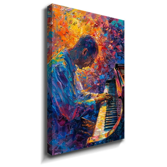 Music Wall Art Pianist Muisic Room Decor Poster Music Canvas Art For Livingroom Bedroom Office