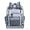 Gray, variant on Clear Backpack for Upper Grades School, PVC Clear Bookbag Heavy Duty Transparent Backpack for Stadium Travel Events See Through Bag