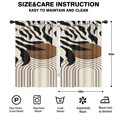 thumbnail image 2 of Blackout Kids Curtains,Black Boho Geometric and Plant Pattern Childrens Insulated Curtains Set Of 2,Bedroom Essentials,Toddler Room Decor 42x63in(106x160cm), 2 of 5