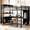 Black, variant on Black Heavy Duty Loft Bed - Made of Sturdy Metal for Long Use