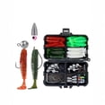 thumbnail image 2 of Organized Fishing Tackle Box With Tackle Included, Fishing Hooks, Fishing Weights Sinkers, Fishing Gear And Equipment, Fishing Gift For Men, 2 of 7