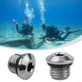 thumbnail image 4 of 3/8\" Scuba Diving LP & For For HP Port Plug Regulator 1st Stage Low/High Pressure Plugs, 4 of 5