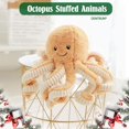 thumbnail image 2 of Muñeco de peluche DENTRUN Octopus con forma de animal de peluche para niños y adultos, 2 of 9