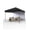 black, variant on 10x10 FT Heavy Duty Pop Up Canopy Tent with 1 Removable Mesh Sidewalls, One Person Setup Commercial Shelter for Events, Parties, Camping,Brown