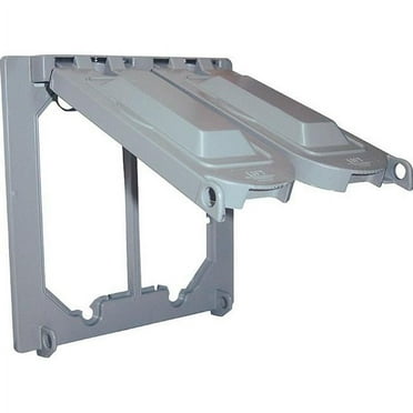 14945 2 Gang Gray Weatherproof Multi-Use Cover