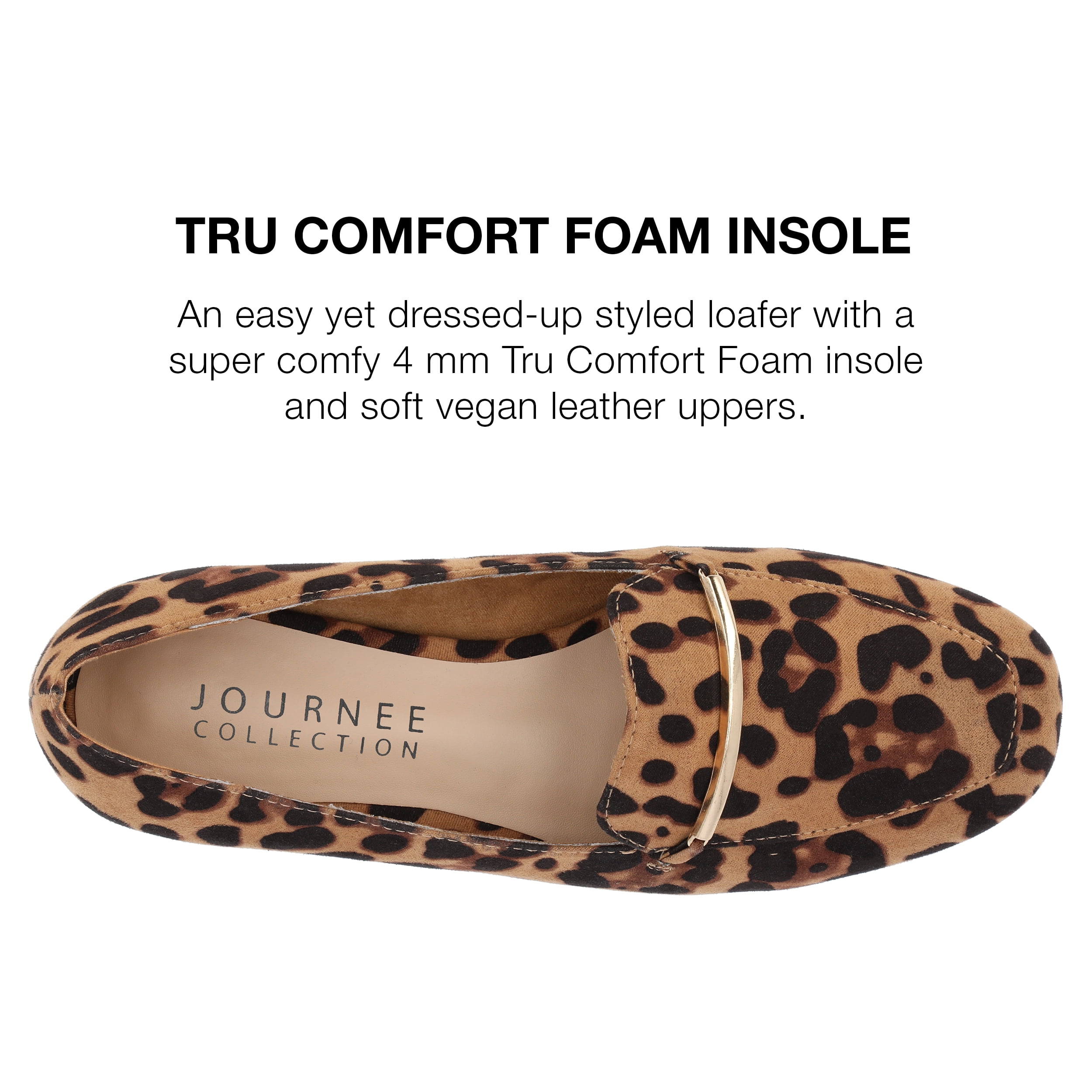 Journee Collection Womens Wrenn Tru Comfort Foam Slip On Square Toe Loafer Flats