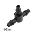 thumbnail image 4 of Conector de tubo de tubería de goteo 4/7 mm, Manguera de conexión 3 vías, plástico,25 unidades Unique Bargains Camiseta de tubo, 4 of 4