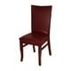 thumbnail image 2 of Funda para silla de comedor Billuyoard PU Rayas rojo vino, 2 of 6