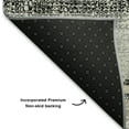 thumbnail image 5 of Addison Rugs Mayfield Premium Machine Washable Transitional Stripes Black Rectangle Rug, 8' X 10' Machine Washable Transitional Stripes Black Oversized Sherpa Throw Blanket, 5 of 6