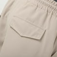thumbnail image 6 of HCNTES Mens Walkshorts Elastic Waist Drawstring Summer Beach Short(Khaki,XL), 6 of 9
