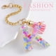 thumbnail image 1 of Adorno de字母 K, CCINPPY Accesorios de letra, 1 PCS llavero inicial mono para tumbler, para mujeres y chicas, 1 of 5