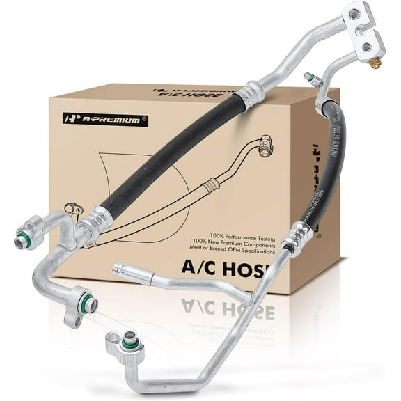 A-Premium A/C Suction and Discharge Hose Assembly Compatible with Ford Excursion 2000 2001 2002 2003 7.3L Diesel