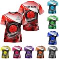 thumbnail image 2 of Personalized Name Team's Name Pickleball Shirt 3D, Pickleball Shirts, Funny Pickleball Shirts for Team, Men Women (Cyan, XL), 2 of 10