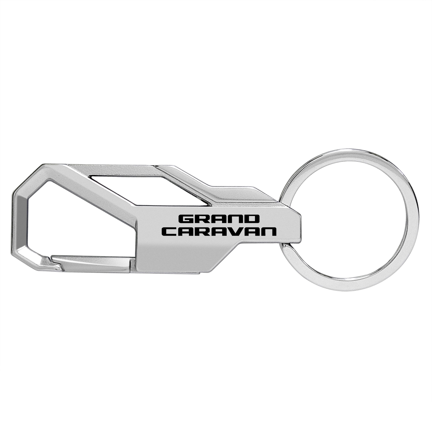 Dodge Grand Caravan Silver Carabiner-style Snap Hook Metal Key Chain Keychain
