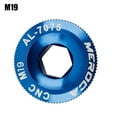 thumbnail image 2 of Aluminum Alloy Mountain Bike Color Crankset Crank Cover Crank Screw M18/M19/M20, 2 of 2