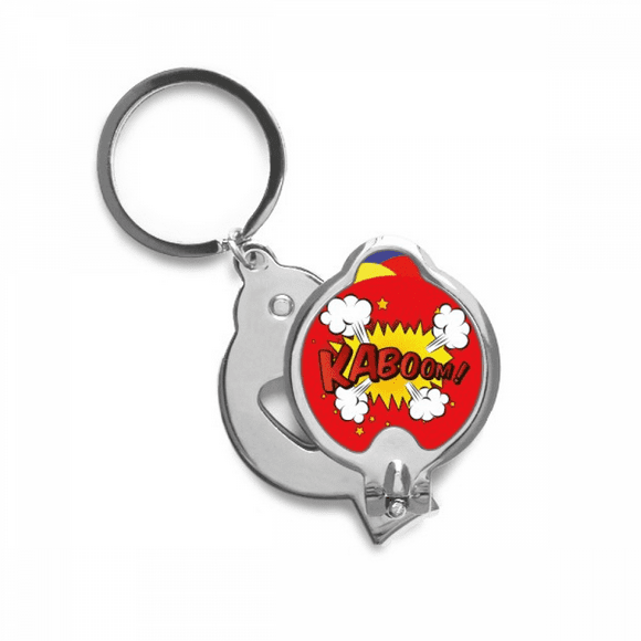 Boom Exclamation Dialog Art Deco Fashion Nail Clippers Sharp Fingernail Stainless Steel Cutter