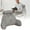 Grey, variant on Cushion Seat and Back Support for Living Room and Bedroom with Lumbar Armrest Reading Pillow for Sofa Bed Chair Floor Sitting