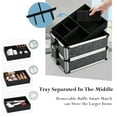 thumbnail image 4 of 4 in 1 Rolling Makeup Case Professional Cosmetology Case on Wheels Extra Large Trolley Cosmetic Storage Travel Nail Organizer Salon Barber Suitcase, 4 of 8