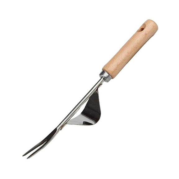 FONDOTIN Manual Weeding Device Stainless Steel 1Set 9.04X1.18X1.18in