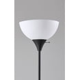 thumbnail image 4 of Mainstays 72" Black Combo Floor Lamp with Modern Reading Lamp, 4 of 10
