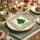 thumbnail image 5 of Juego de vasos, platos y toallas de papel con temática navideña. Vajilla navideña con temática de árbol de Navidad, ideal para reuniones de varias personas y fiestas., 5 of 5