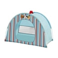 thumbnail image 2 of Tienda de campaña para gatos, cama para gatos, bonita tienda de campaña portátil y plegable para perros, caseta de interior para gatitos, cachorros, Azul, 2 of 8
