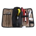 thumbnail image 3 of Roll Up Tool Bag 36 * 25cm Durable Waterproof Canvas Electrician Roll Up Hardware Tools Storage Bag, 3 of 8