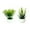 Green*2pcs, variant on Cheer.US 3 Pcs Artificial Plants Fake Plants Faux Green Bonsai Potted Faux Green Grass Fake Grass Plant Topiary Shrubs with Pots for House, Farmhouse, Bathroom, Office, Home Decor