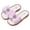 Pink, variant on Girl's Slip On Dress Sandals Open Toe Leather Slides Summer Elegant Dressy Flat Sandals White,12.5 Little Kid