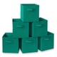 thumbnail image 1 of Set de 6 Cubos de Tela Plegables Casafield en Verde Azulado, 1 of 7