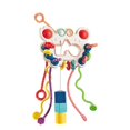 thumbnail image 1 of Toddler Sensory Toy: Silicone Pull String Activity, Travel Fine Motor Skills Toy, 1 of 5