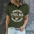 thumbnail image 1 of LSLJS Women's Funny Printed Pattern Casual Fashion Soild Color Short Sleeve Tops Blouse, 1 of 6