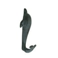 thumbnail image 5 of Zeckos Colorful Cast Iron Dolphin Wall Hooks 5 inch Set of 3, 5 of 8