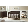 thumbnail image 6 of Oxford Baby Lazio 4-in-1 Convertible Crib, Espresso Brown, GREENGUARD Gold Certified, Wooden Crib, 6 of 7