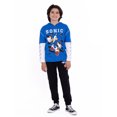 thumbnail image 4 of Sonic the Hedgehog Boys Cosplay Hooded Twofer Top with Jogger Set, 2 Piece Set, Sizes 4-10, 4 of 15