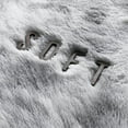 thumbnail image 7 of Soft Fluffy Area Rugs for Bedroom, 2 x 3 Feet Fluffy Shag Plush Shaggy Rug for Girls Kids Baby Teen Dorm Home Decor Aesthetic, Nursery for Living Room Christmas Decor (Light Gray), 7 of 7