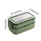 thumbnail image 3 of Fiambrera Bento térmica con compartimentos, apta para microondas | Recipiente hermético de 1350 ml para adultos | Incluye cubiertos | Plástico sin BPA | Opciones multicolor, 3 of 6