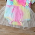 thumbnail image 5 of Newborn Baby Girls Summer Mesh Tulle Tutu Skirt Romper + Headband Outfit Sets 0-18M, 5 of 7