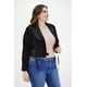 thumbnail image 2 of Chaqueta corta vinipiel Roman Fashion negro 42 Tallas Extras, 2 of 7