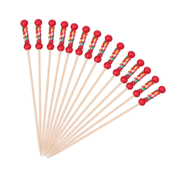 Masteelf  100 Pcs Reusable Straws Cocktail Picks Decorative