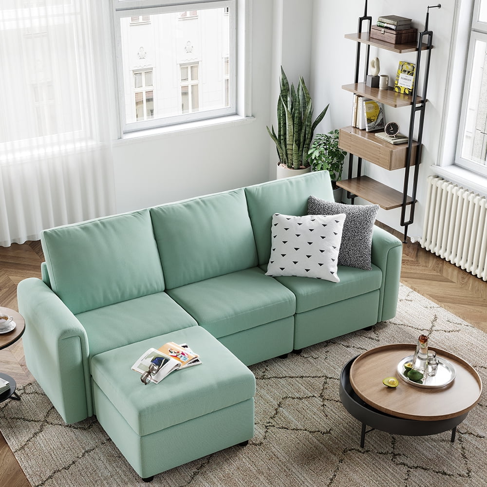 LINSY HOME Modular Couches and Sofas Sectional with Storage Sectional