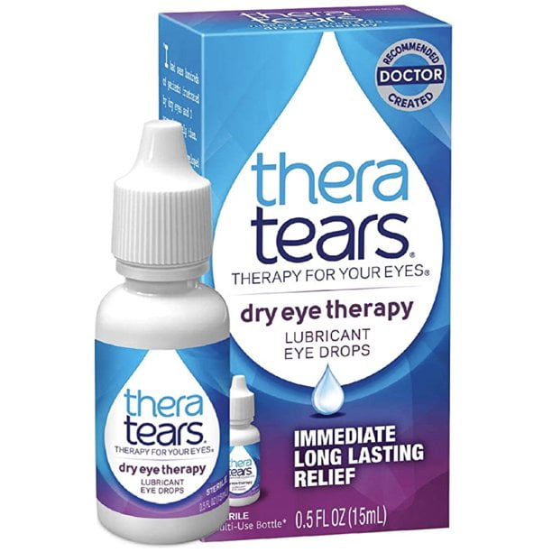 TheraTears Lubricant Eye Drops For Dry Eyes, Dry Eye Therapy, 0.5 fl