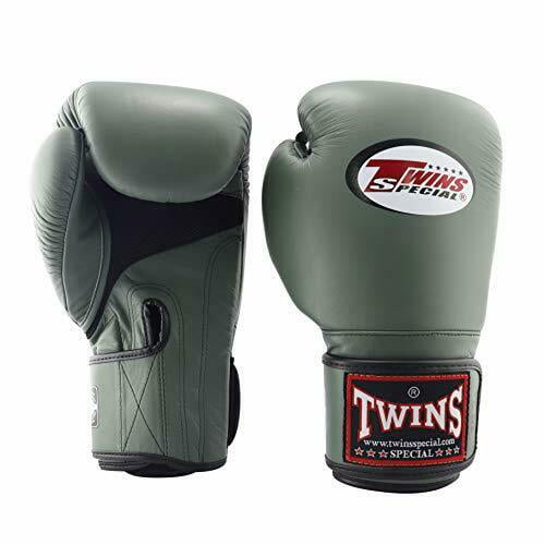 Twins BGVL-3 Leather Boxing Gloves White Boxing Sparring Kickboxing Muay Thai 
