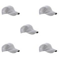 thumbnail image 3 of Wisewang Men Hat Clothing Accessory Sunshade Adjustable Outdoor Summer Quick Drying Mesh Baseball Caps Birthday Gift Light grey 5Set, 3 of 6