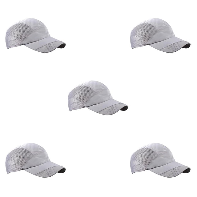 Qarigey Men Hat Clothing Accessory Sunshade Breathable Headgear Mesh Adjustable Outdoor Baseball Sport Drying Summer Quick Caps Type1 NO1